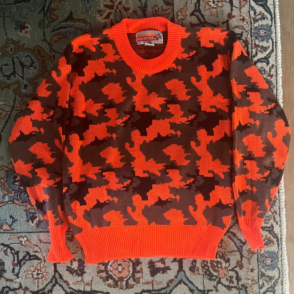 VINTAGE CAMO HUNTING SWEATER | S UNISEX